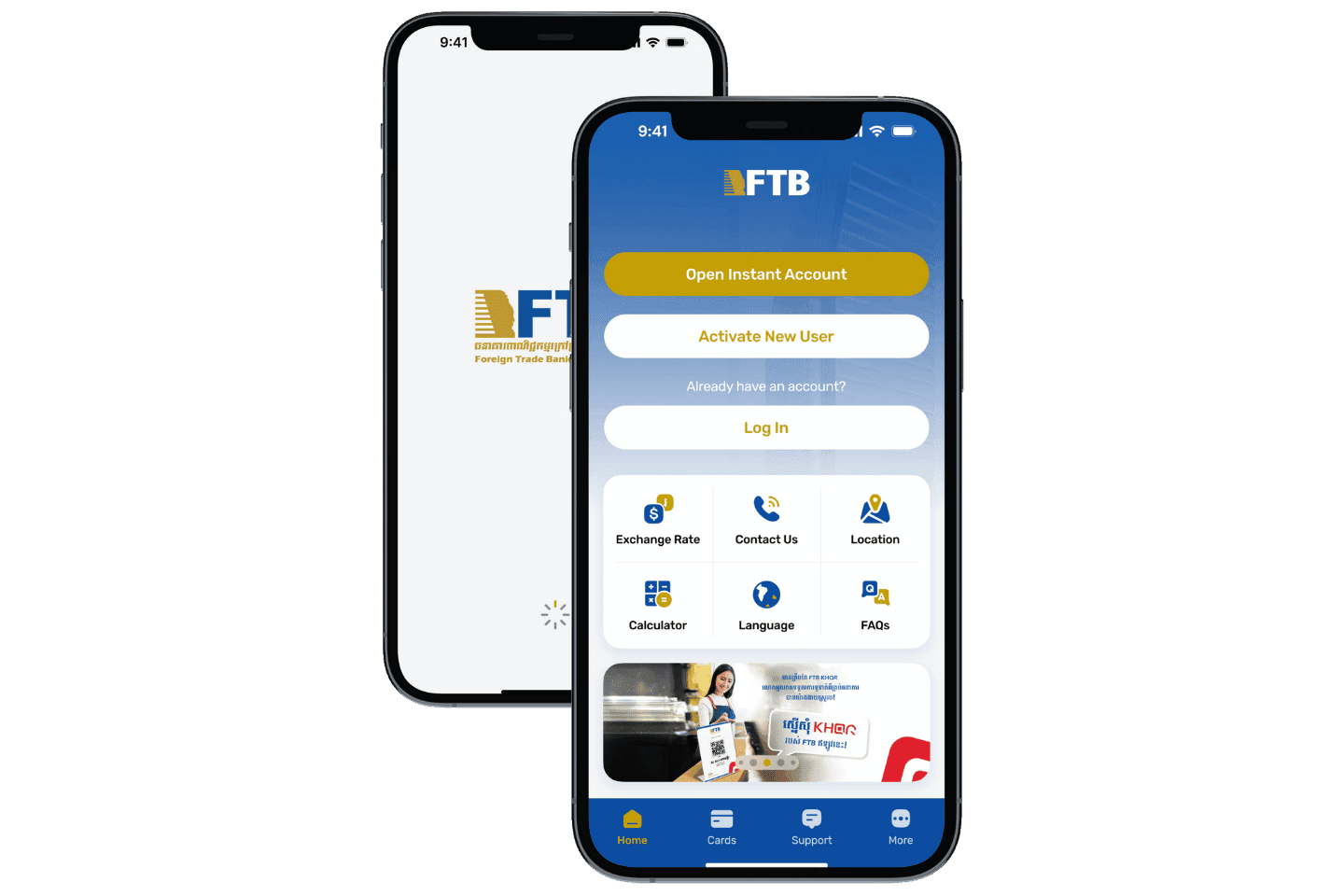 <span>FTB Mobile</span>, Your new way of banking!